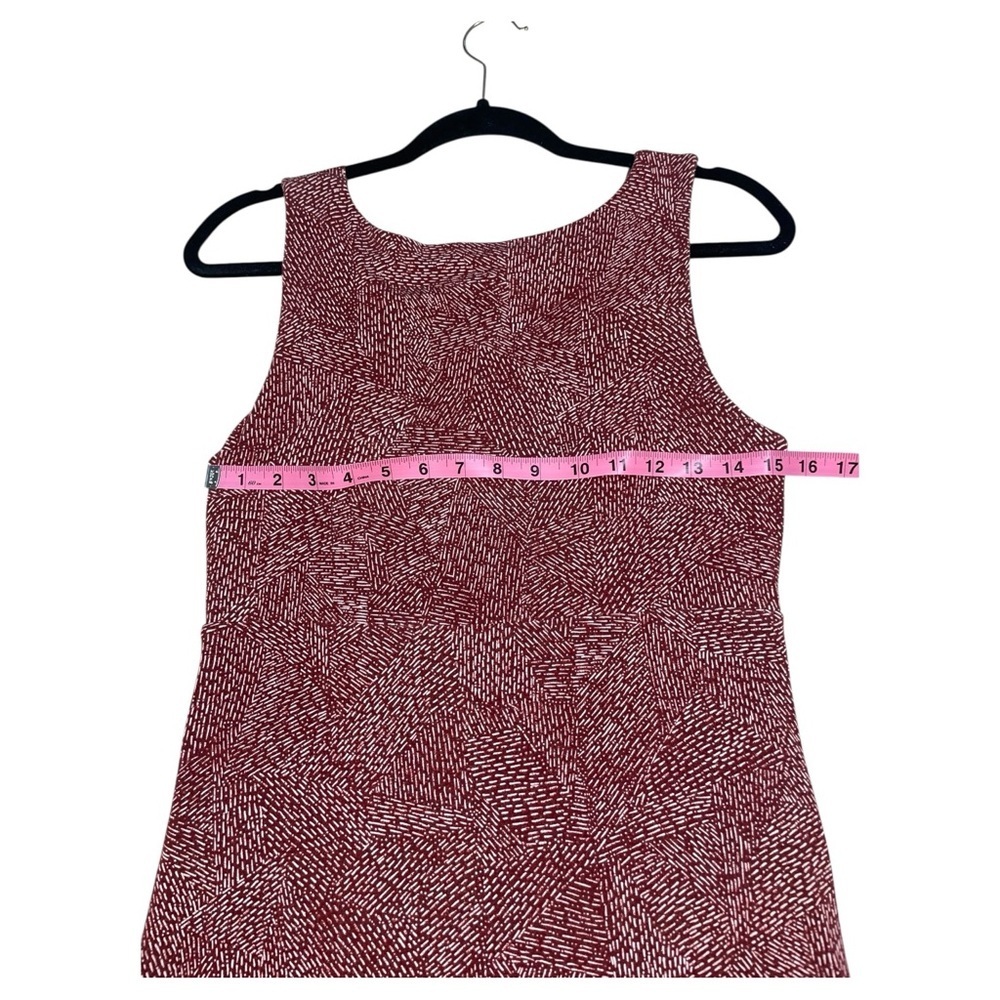 ATHLETA Santorini Thera Burgundy Printed Midi Dress SIZE SMโโ - Picture 8 of 8